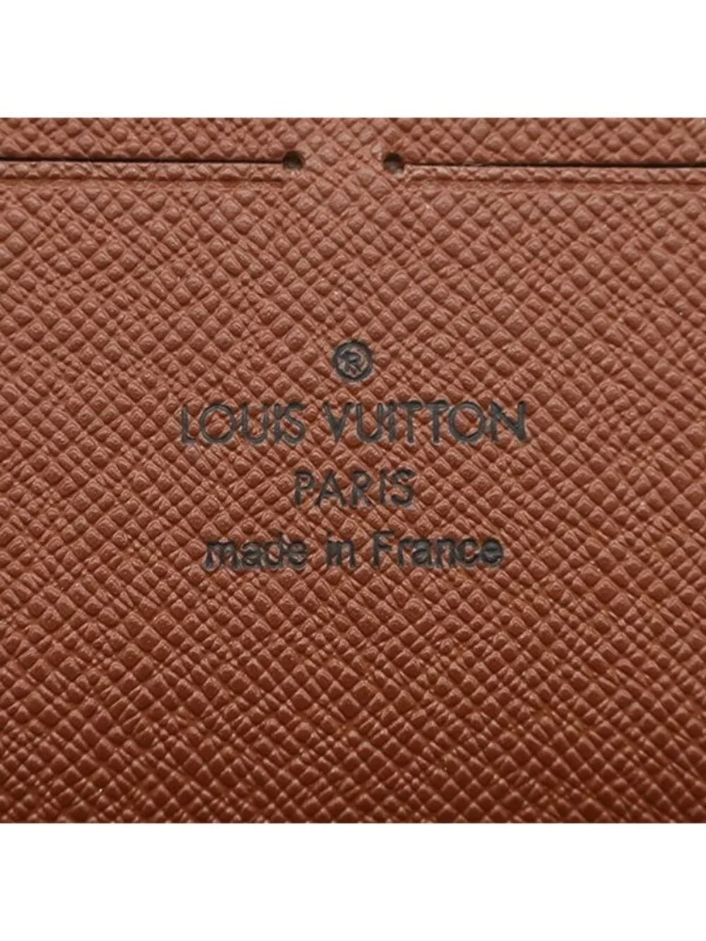 Louis Vuitton Wallet Zippy Organizer Monogram Canvas Gold Brown Zip Around